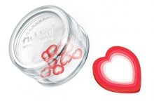 ruNail, Дизайн для ногтей: резиновые аппликации 0700 (сердечки, красный)