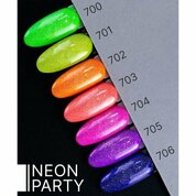 WULA Nailsoul, Гель-лак Neon Party №701 (10 мл)
