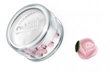 ruNail, Дизайн для ногтей: пластиковые цветы (голландская роза, нежно-розовый), 3DSA010