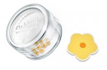ruNail, Дизайн для ногтей: Резиновые аппликации (цветы, желтый), FIMO001