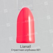 Lianail, Гель-лак неоновый - Страстная клубника TSSO-001 (10 мл.)