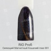 Rio Profi, Гель-лак - Сияющий Магнитный Кошачий глаз №01 (7мл.)