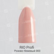 Rio Profi, Гель-лак каучуковый - Розово-бежевый №03 (7мл.)