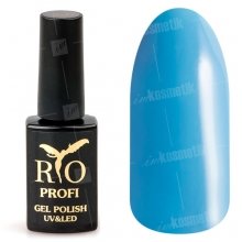 Rio Profi, Гель-лак каучуковый - Темно-голубой №32 (7мл.)