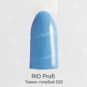 Rio Profi, Гель-лак каучуковый - Темно-голубой №32 (7мл.)