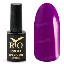 Rio Profi, Гель-лак каучуковый - Неоновый фиолетовый №50 (7мл.)