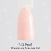 Rio Profi, Гель-лак каучуковый - Спокойный бежевый №53 (7мл.)