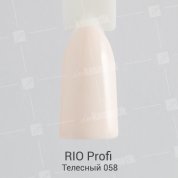 Rio Profi, Гель-лак каучуковый - Телесный №58 (7мл.)
