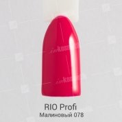 Rio Profi, Гель-лак каучуковый - Малиновый №78 (7мл.)