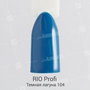 Rio Profi, Гель-лак каучуковый - Темная лагуна №104 (7мл.)