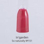 InGarden So Naturally, Термо-гель-лак Цвет № 151 (Малиново-клубничный Пудинг)