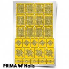 PrimaNails, Трафарет для дизайна ногтей - Абстракция - 1