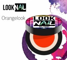 Look Nail, Гель-краска - Orangelook (Красно-оранжевый, 5 ml)