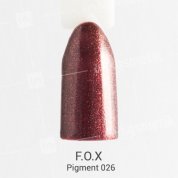 F.O.X, Гель-лак - Pigment №026 (6 ml.)