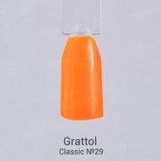 Grattol, Гель-лак Orange Red №29 (9 мл.)