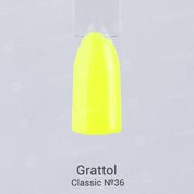 Grattol, Гель-лак Lemon №36 (9 мл.)