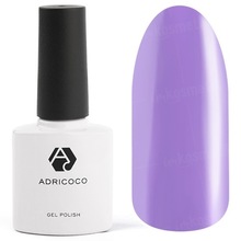 AdriCoco, Цветной гель-лак №012 фиалковый (8 мл.)