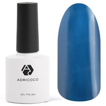 AdriCoco, Цветной гель-лак №092 морской синий (8 мл.)