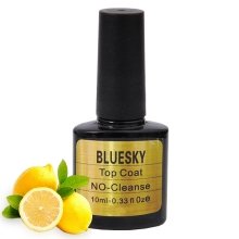 Bluesky, Шеллак No Cleanse Lemon Top Coat 10 ml