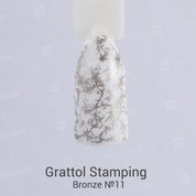 Grattol, Лак для стемпинга Bronze №11 (6,5 мл.)