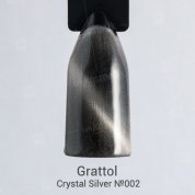 Grattol, Топ Кошачий глаз - Crystal Silver №002 (9 мл.)