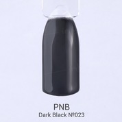 PNB, Гель-лак цвет №023 Dark black (8 мл.)