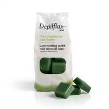 Depilflax, Горячий воск для депиляции в брикетах - Зеленый (1 кг)