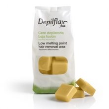 Depilflax, Горячий воск для депиляции в брикетах - Золото (1 кг)