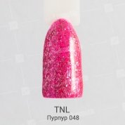 TNL, Гель-лак Glitter №48 - Пурпур (10 мл.)