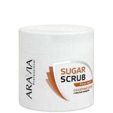 Aravia, Сахарный скраб с маслом миндаля, 300 мл