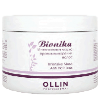 Ollin, Маска BioNika, интенсивная против выпадения волос, 450 мл