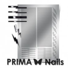 PrimaNails, Металлизированные наклейки для дизайна GM-005, Серебро