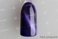 F.O.X, Гель-лак - Cat Eye №019 (6 ml.)