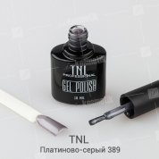 TNL, Гель-лак №389 - Платиново-серый (10 мл.)