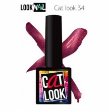 Look Nail, Cat Look - Кошачий глаз №34 (10 ml.)