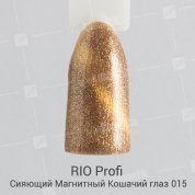 Rio Profi, Гель-лак - Сияющий Магнитный Кошачий глаз №15 (7мл.)