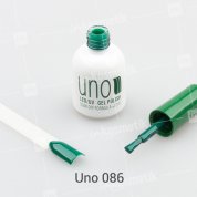 Uno, Гель-лак Green - Зеленый №086 (12 мл.)
