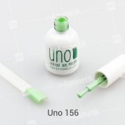 Uno, Гель-лак Pale Green - Салатовый №156 (12 мл.)