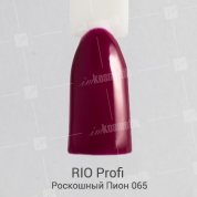 Rio Profi, Гель-лак каучуковый - Роскошный Пион №65 (7 мл.)