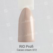 RIO Profi, Гель-лак каучуковый - Cacao cream №72 (7 мл.)