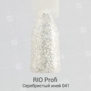 Rio Profi, Гель-лак каучуковый - Серебристый иней №41 (7 мл.)