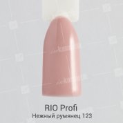 Rio Profi, Гель-лак каучуковый - Нежный румянец №123 (7 мл.)