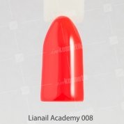 Lianail, Гель-лак Academy - Оранжево-красный №08 (10 мл.)