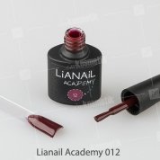 Lianail, Гель-лак Academy - Очень темный красный №12 (10 мл.)