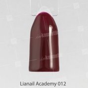 Lianail, Гель-лак Academy - Очень темный красный №12 (10 мл.)