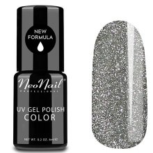 NeoNail, Гель-лак - Glitter Silver №3213 (6 мл.)