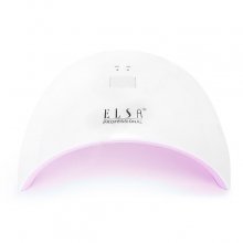 Elsa Professional, LED-UV Лампа Evolution с кнопкой 24W - Белая с розовым