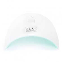 Elsa Professional, LED-UV Лампа Evolution с кнопкой 24W - Белая с салатовым
