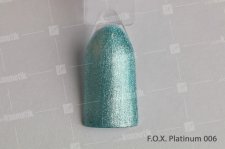 F.O.X, Гель-лак - Platinum 006 (6 ml.)