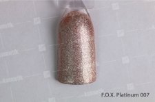 F.O.X, Гель-лак - Platinum 007 (6 ml.)